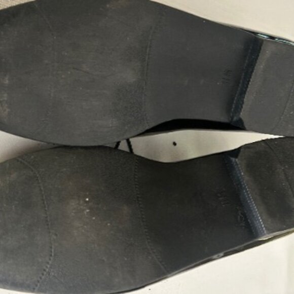 Men's Black Lace Up Patent Leather Dress Shoes Sz. 11M - Picture 4 of 8